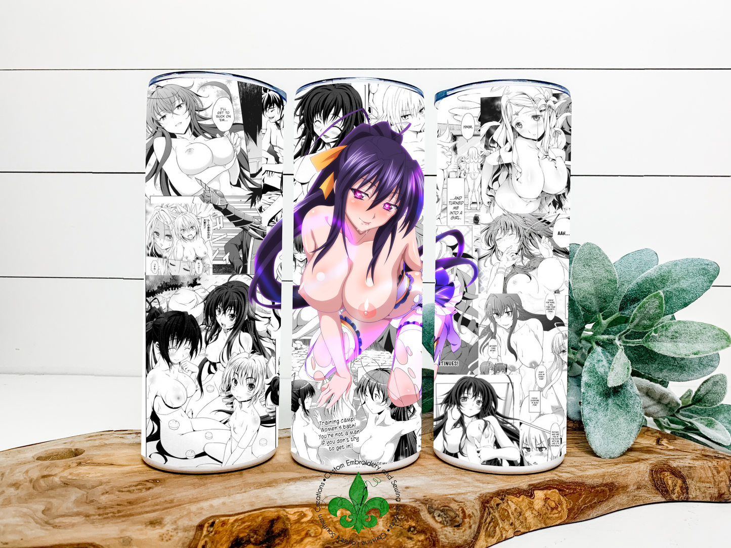 Akeno Himejima High School DXD 18+ Tumbler, Insulated Tumbler with Lid and Straw