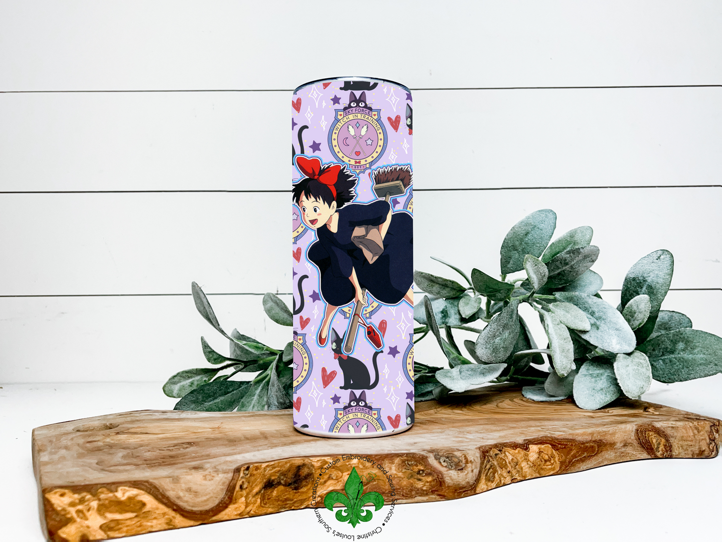 Kiki's Delivery Inspired Tumbler, 20 Oz. Insulated Tumbler with Lid and Straw