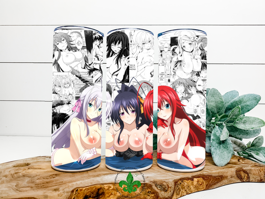 High School DXD 18+ Tumbler,  Insulated Tumbler with Lid and Straw