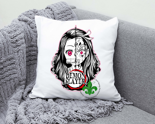 Demon Girl Pillow Case