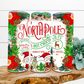 North Pole Hot Chocolate Christmas Tumbler, 20 Oz. Insulated Tumbler with Lid and Straw