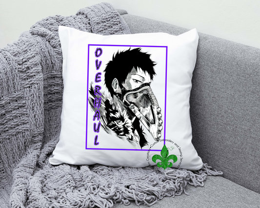 Mask Villian Throw Pillow Case